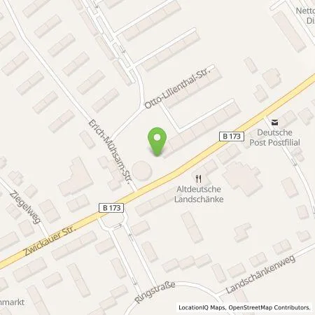 Standortübersicht der Tankstelle Regioladen+ GmbH & Co.KG in 08468 Reichenbach im Vogtland