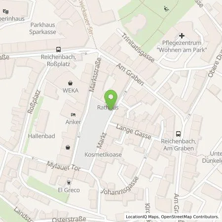 Standortübersicht der Tankstelle Regioladen+ GmbH & Co.KG in 08468 Reichenbach im Vogtland