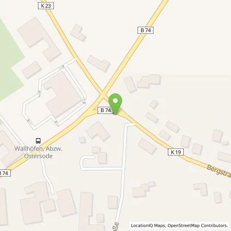 Standortübersicht der Tankstelle Osterholzer Stadtwerke GmbH & Co. KG in 27729 Hambergen