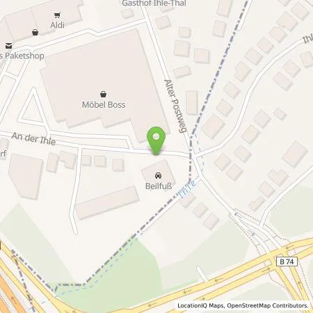 Standortübersicht der Tankstelle Osterholzer Stadtwerke GmbH & Co. KG in 27721 Ritterhude