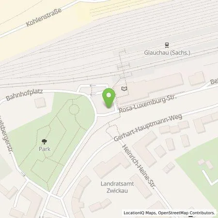 Standortübersicht der Tankstelle Stadtwerke Glauchau Dienstleistungsgesellschaft mbH in 08371 Glauchau