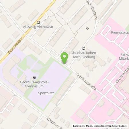 Standortübersicht der Tankstelle Stadtwerke Glauchau Dienstleistungsgesellschaft mbH in 08371 Glauchau