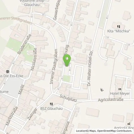 Standortübersicht der Tankstelle Stadtwerke Glauchau Dienstleistungsgesellschaft mbH in 08371 Glauchau