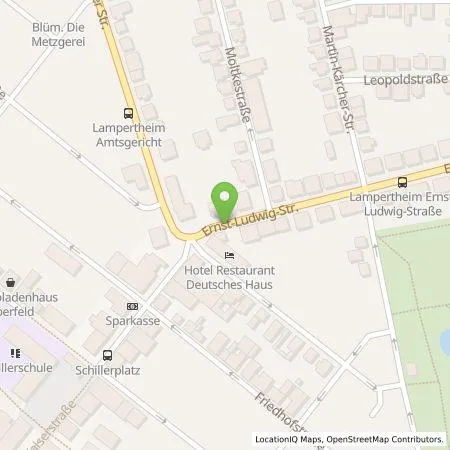 Standortübersicht der Tankstelle Gruppen-Gas- und Elektrizitätswerk Bergstraße AG in 68623 Lampertheim