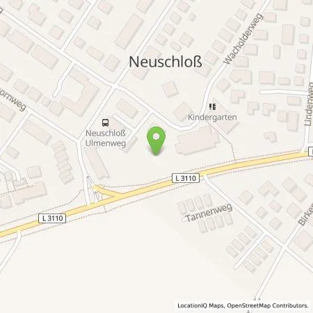Standortübersicht der Tankstelle Gruppen-Gas- und Elektrizitätswerk Bergstraße AG in 68623 Lampertheim Neuschloss