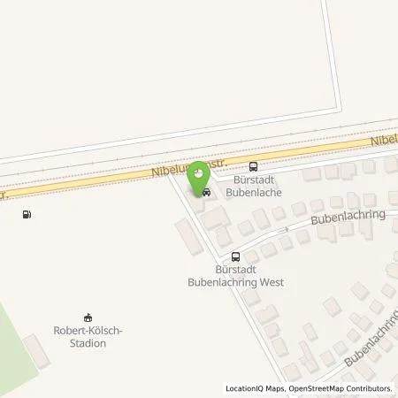 Standortübersicht der Tankstelle Gruppen-Gas- und Elektrizitätswerk Bergstraße AG in 68642 Bürstadt