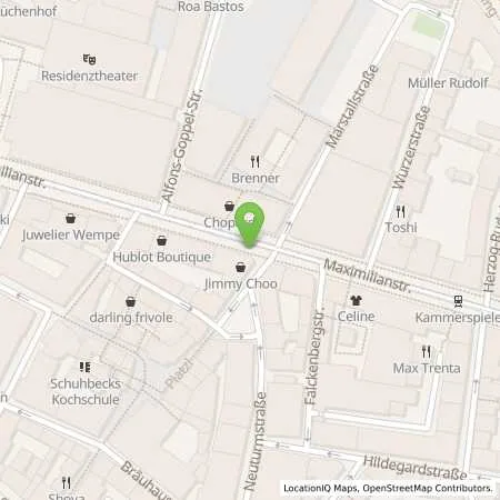 Standortübersicht der Tankstelle SWM Versorgungs GmbH in 80539 München