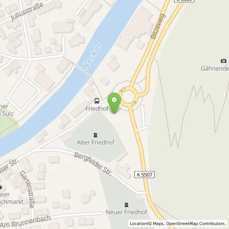 Standortübersicht der Tankstelle Stromversorgung Sulz am Neckar GmbH in 72172 Sulz a.N.