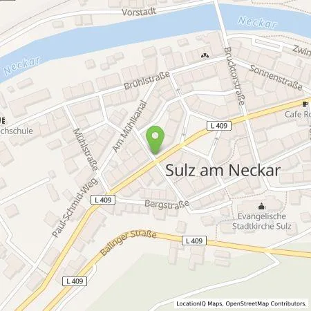 Standortübersicht der Tankstelle Stromversorgung Sulz am Neckar GmbH in 72172 Sulz a.N.