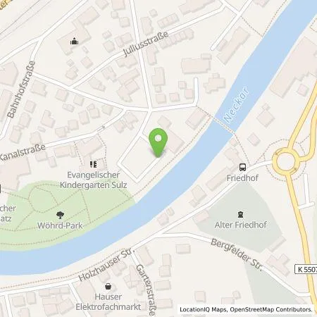 Standortübersicht der Tankstelle Stromversorgung Sulz am Neckar GmbH in 72172 Sulz a.N.