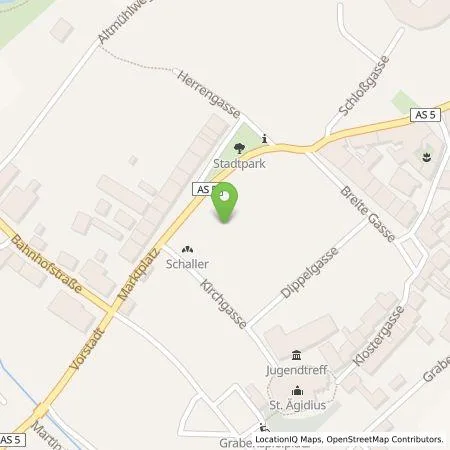 Standortübersicht der Tankstelle InAS - Infrastruktur Amberg-Sulzbach GmbH in 92249 Vilseck