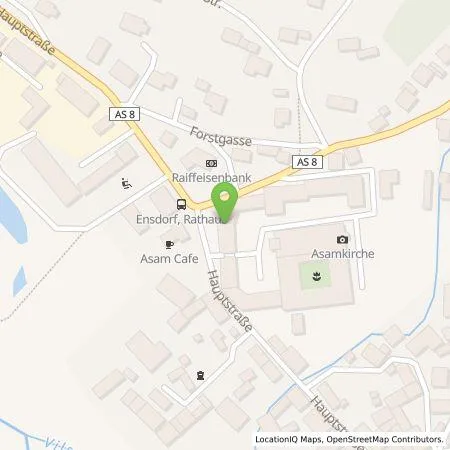 Standortübersicht der Tankstelle InAS - Infrastruktur Amberg-Sulzbach GmbH in 92266 Ensdorf