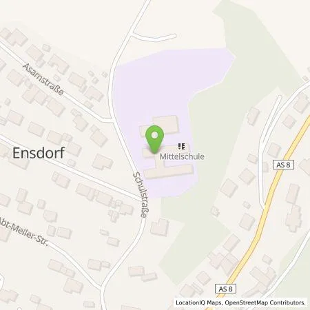 Standortübersicht der Tankstelle InAS - Infrastruktur Amberg-Sulzbach GmbH in 92266 Ensdorf