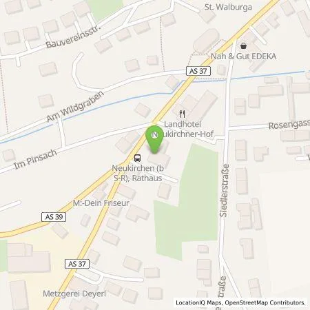 Standortübersicht der Tankstelle Peter Maul in 92259 Neukirchen