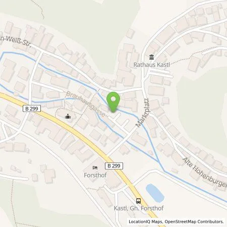 Standortübersicht der Tankstelle InAS - Infrastruktur Amberg-Sulzbach GmbH in 92280 Kastl