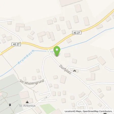 Standortübersicht der Tankstelle Stadtwerke Amberg Bäder und Park GmbH in 92245 Kümmersbruck