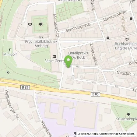 Standortübersicht der Tankstelle InAS - Infrastruktur Amberg-Sulzbach GmbH in 92224 Amberg