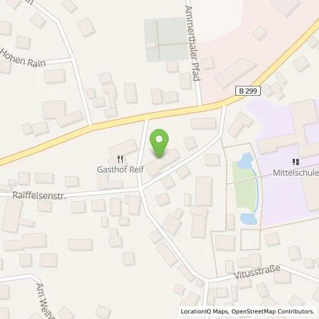 Standortübersicht der Tankstelle InAS - Infrastruktur Amberg-Sulzbach GmbH in 92289 Ursensollen