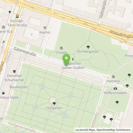 Standortübersicht der Tankstelle SWM Versorgungs GmbH in 80539 München