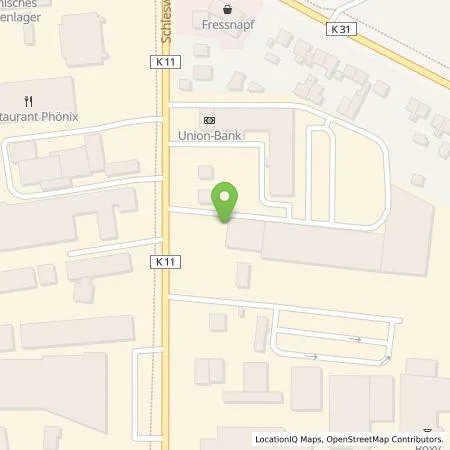 Standortübersicht der Tankstelle Witte Fachgroßhandel GmbH in 24941 Flensburg