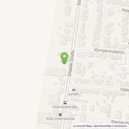 Standortübersicht der Tankstelle Wilhelm Vos Industriebedarf in 46459 Rees