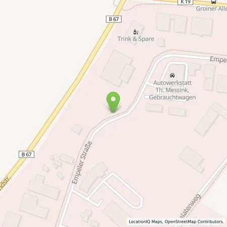 Standortübersicht der Tankstelle Karl Galonska in 46459 Rees