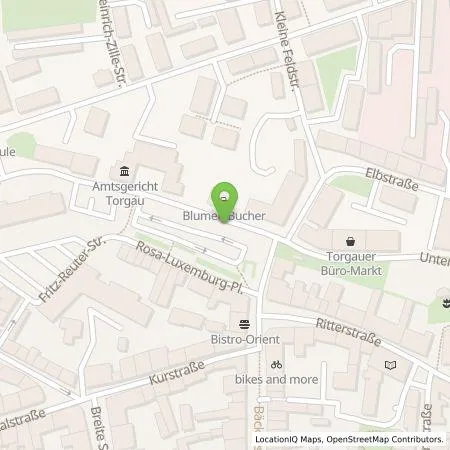 Standortübersicht der Tankstelle Stadtwerke Torgau GmbH in 04860 Torgau