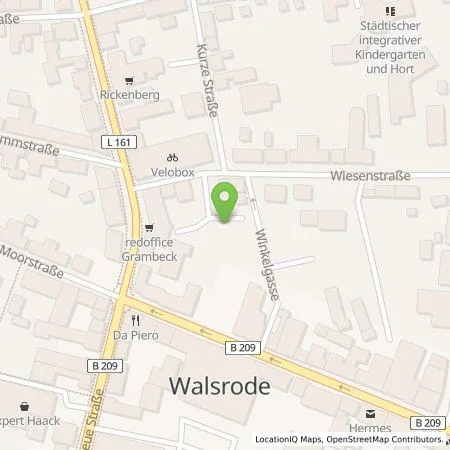 Standortübersicht der Tankstelle Stadtwerke Böhmetal GmbH in 29664 Walsrode