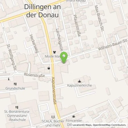 Standortübersicht der Tankstelle VR-Bank Donau-Mindel eG in 89407 Dillingen an der Donau