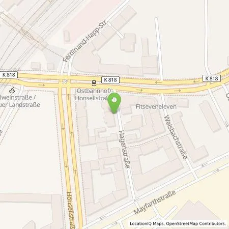 Standortübersicht der Tankstelle GOLDBECK Parking Services GmbH in 60314 Frankfurt