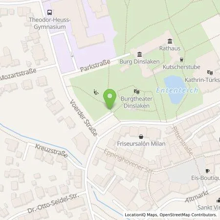 Standortübersicht der Tankstelle Stadtwerke Dinslaken GmbH in 46537 Dinslaken