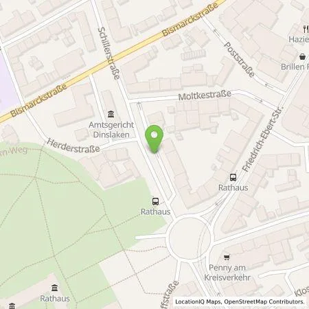 Standortübersicht der Tankstelle Stadtwerke Dinslaken GmbH in 46537 Dinslaken