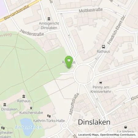 Standortübersicht der Tankstelle Stadtwerke Dinslaken GmbH in 46535 Dinslaken