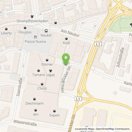 Standortübersicht der Tankstelle Stadtwerke Dinslaken GmbH in 46535 Dinslaken