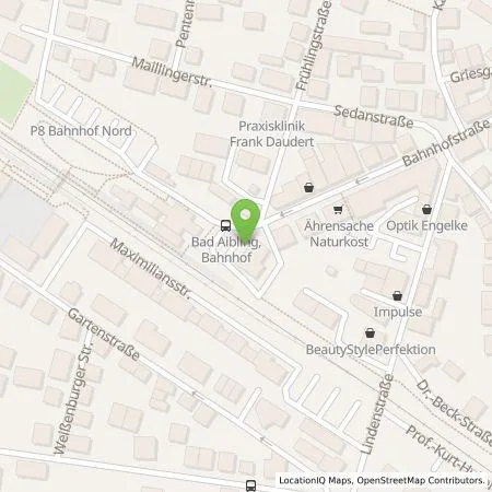 Standortübersicht der Tankstelle Stadtwerke Bad Aibling in 83043 Bad Aibling