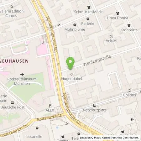 Standortübersicht der Tankstelle SWM Versorgungs GmbH in 80634 München