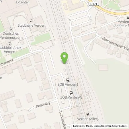 Standortübersicht der Tankstelle Stadtwerke Verden GmbH in 27283 Verden