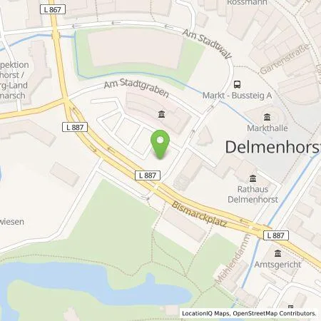 Standortübersicht der Tankstelle Stadtwerke Delmenhorst GmbH in 27749 Delmenhorst