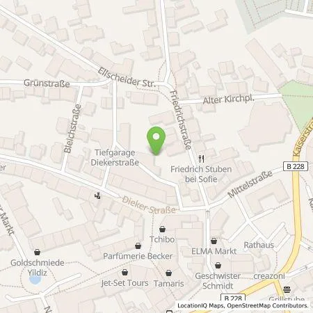 Standortübersicht der Tankstelle Stadtwerke Haan GmbH in 42781 Haan