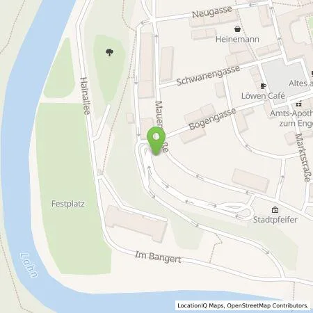 Standortübersicht der Tankstelle Stadtwerke Weilburg GmbH in 35781 Weilburg