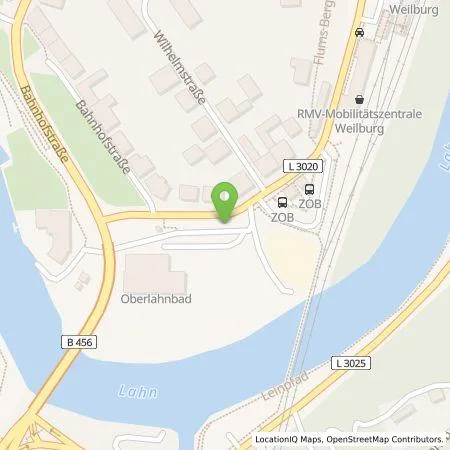 Standortübersicht der Tankstelle Stadtwerke Weilburg GmbH in 35781 Weilburg