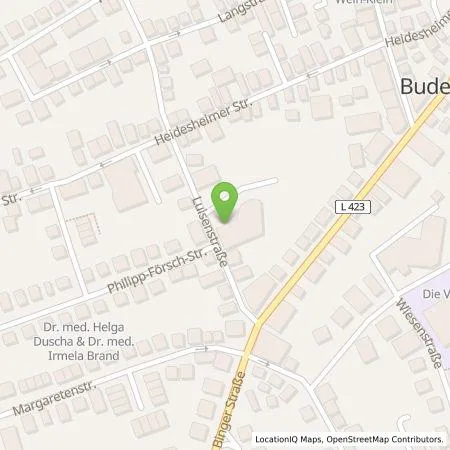 Standortübersicht der Tankstelle eCharge Budenheim GmbH in 55257 Budenheim