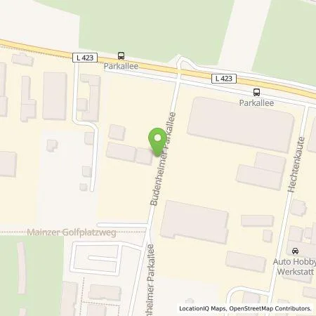 Standortübersicht der Tankstelle eCharge Budenheim GmbH in 55257 Budenheim