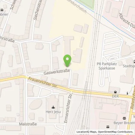 Standortübersicht der Tankstelle Stadtwerke Weiden i.d.OPf. AöR in 92637 Weiden i.d.OPf.