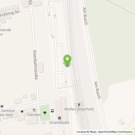 Standortübersicht der Tankstelle Stadtwerke Bitterfeld-Wolfen GmbH in 06766 Bitterfeld-Wolfen