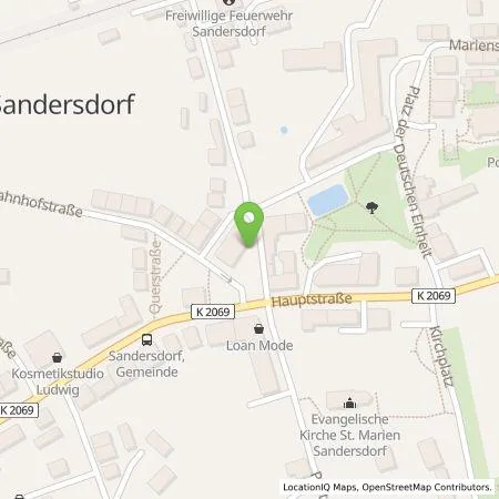 Standortübersicht der Tankstelle Stadtwerke Bitterfeld-Wolfen GmbH in 06792 Sandersdorf-Brehna