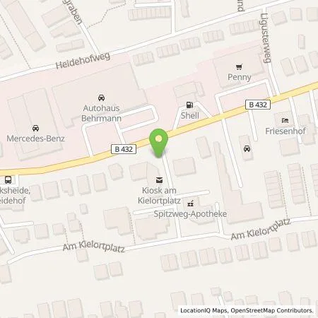 Standortübersicht der Tankstelle IKT Regio Netzwerk GmbH & Co. KG in 22850 Norderstedt