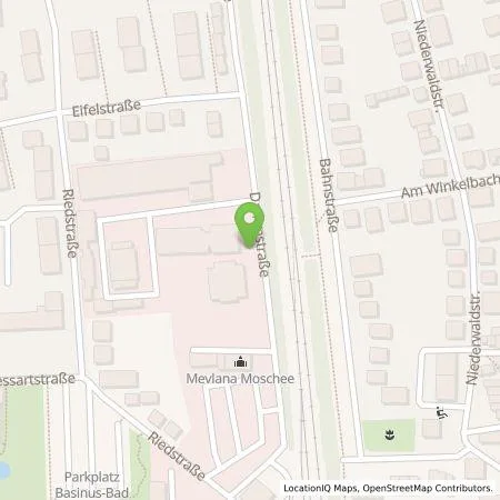 Standortübersicht der Tankstelle Gruppen-Gas- und Elektrizitätswerk Bergstraße AG in 64625 Bensheim