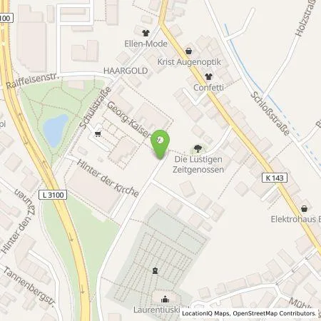 Standortübersicht der Tankstelle Gruppen-Gas- und Elektrizitätswerk Bergstraße AG in 64342 Seeheim-Jugenheim