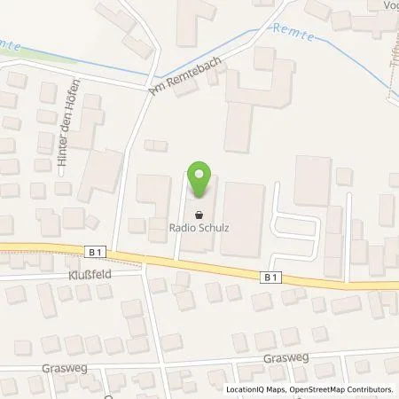 Standortübersicht der Tankstelle Radio Schulz GmbH in 31789 Hameln-Afferde